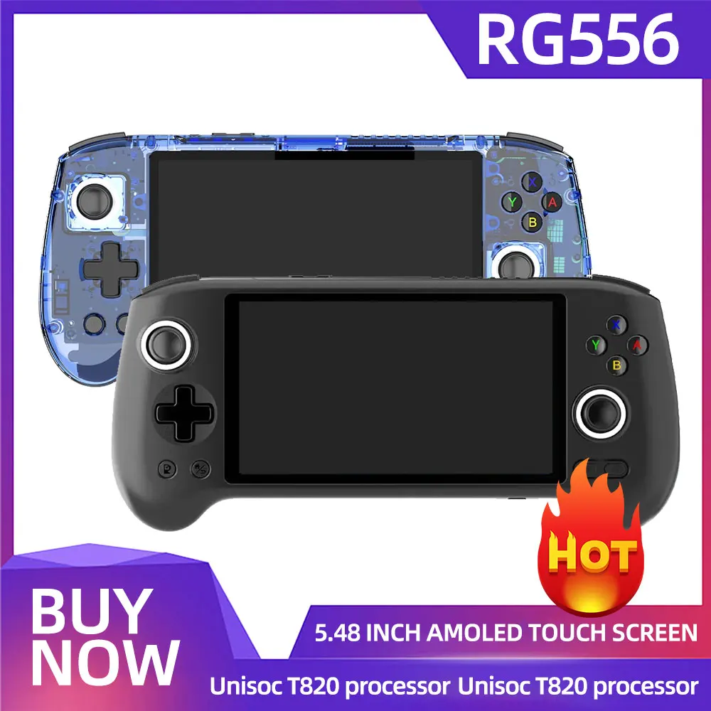 

Консоль игровая ручная RG556 на Android 13, 5,48 дюйма, 5500 мА · ч, Wi-Fi