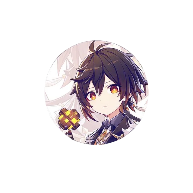 58mm Game Genshin Impact Brooch Pins Anime Badge Cosplay Ganyu Xiao Zhongli  Accessories For Clothes Backpack Decoration Gift Zhongli