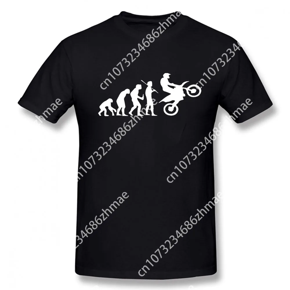 

Dirtbike Evolution Motocross Men T Shirt Summer Casual Fashion Men's T Shirt Cotton High Quality Short Sleeve T-Shirts