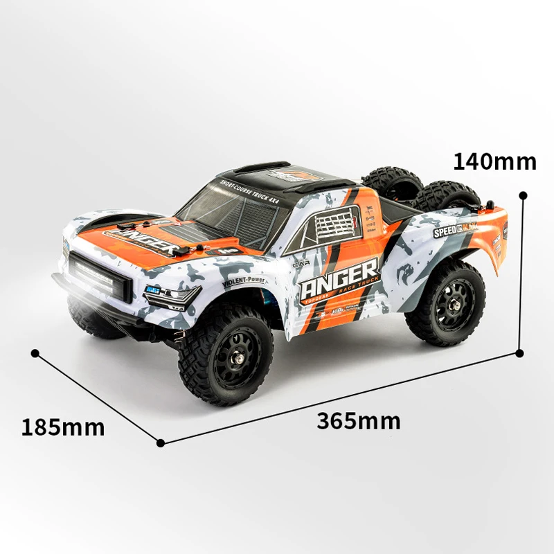 3100A 1/16 4WD 2.4GHZ RC Full Scale Brushless Large Tire Short Truck Off Road Vehicle Model Remote Control Car Adult Boy Toy 5