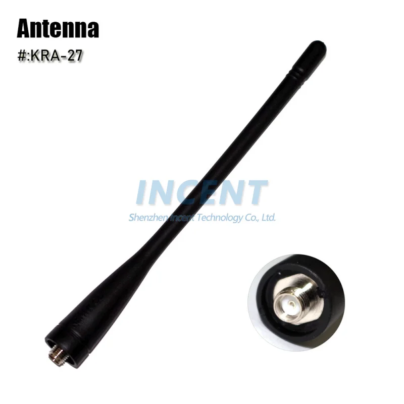 Voionair 10Pcs Kra-27 Antenna A Frusta Uhf Per Radio Bidirezionale Kenwood Tk-370G Tk-373G Tk-372G Tk-385 Tk-3202Lu Tk-3160