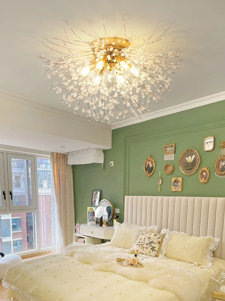 IRALAN Modern Light Luxury Crystal LED Ceiling Lamp Image 5