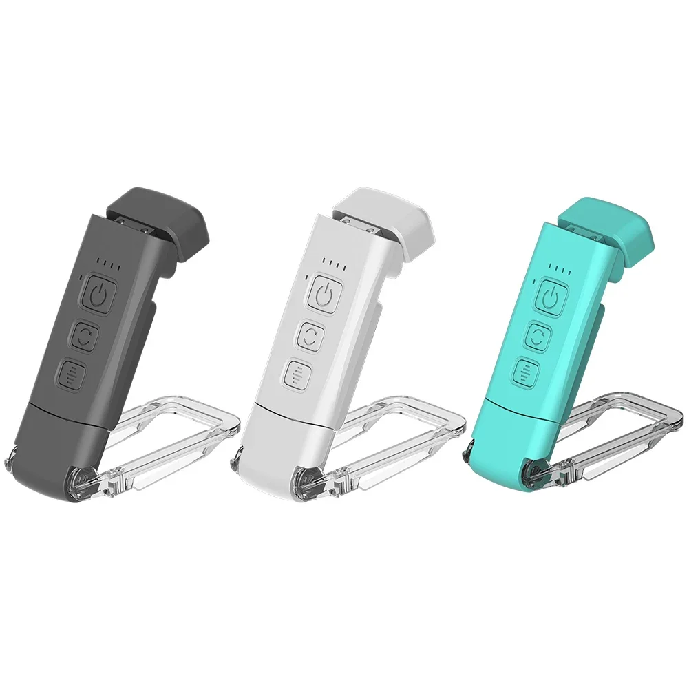 USB Rechargeable LED Book Light 1600K-6000K Portable Clip Desk Light 500mAh Bookmark Reading Adjustable Brightness 15 Gear