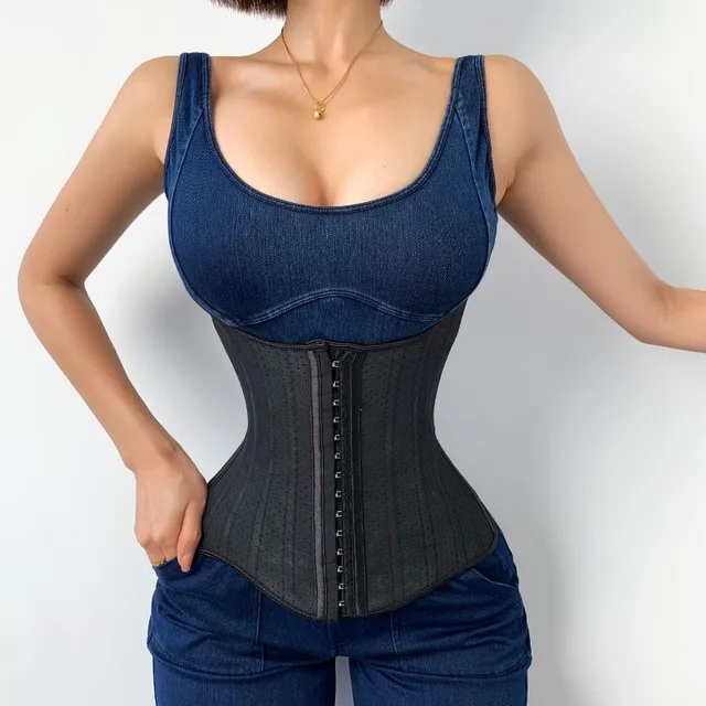 108272-b0aa6e.jpg Corset d'entraînement de taille en Latex pour femmes, 25 os en acier, aile d'ange, pour façonner le corps Abdominal, Contraction après l'exercice de Fitness