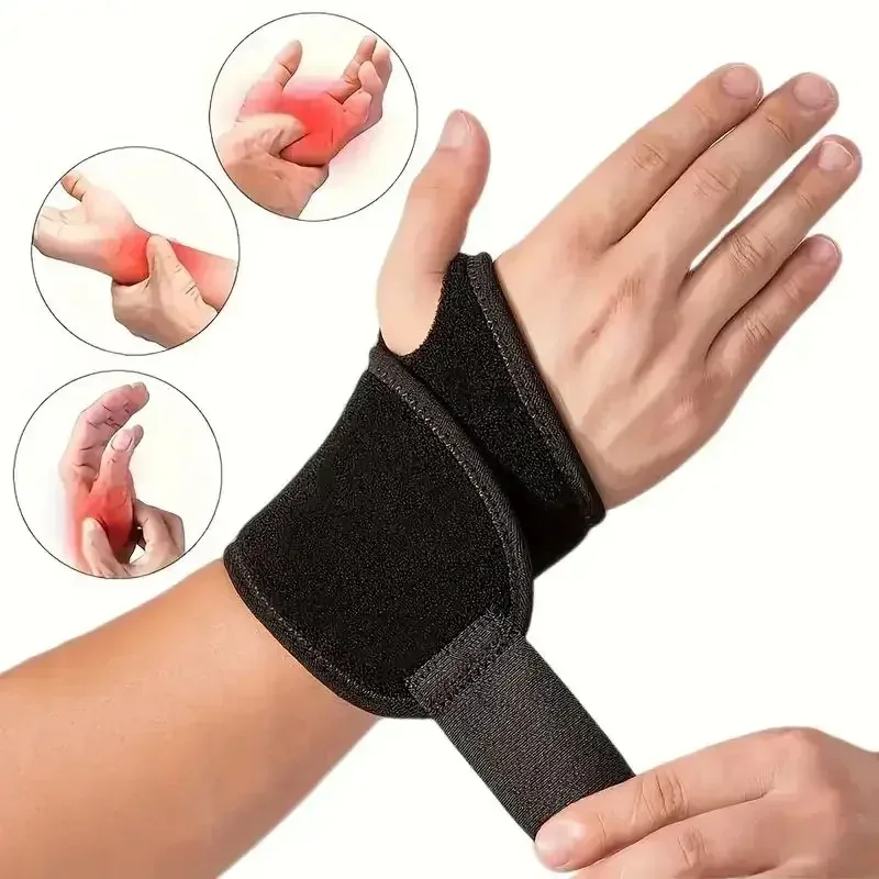 Adjustable Wrist Brace Support - Breathable Carpal Tunnel Relief for Left/Right Hand, Lightweight Fitness & Recovery Sleeve