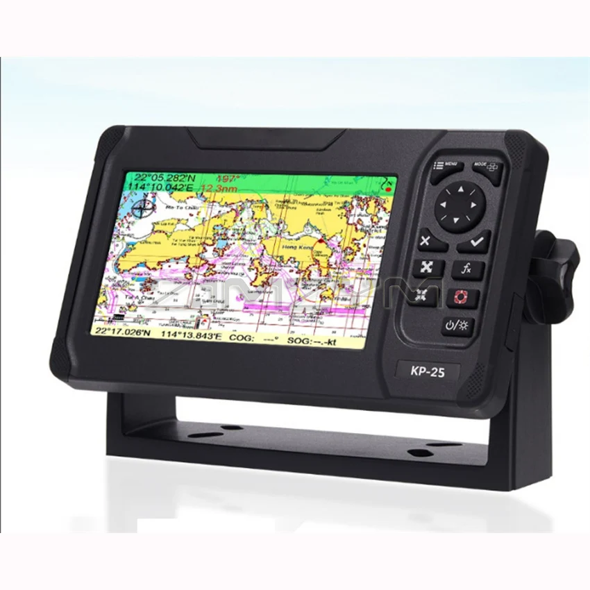 KP-25 Marine GPS Chart Plotter tracker GPS SBAS Marine Navigator Locator Display Function Ship Boat Support & GALILEO 5 inch