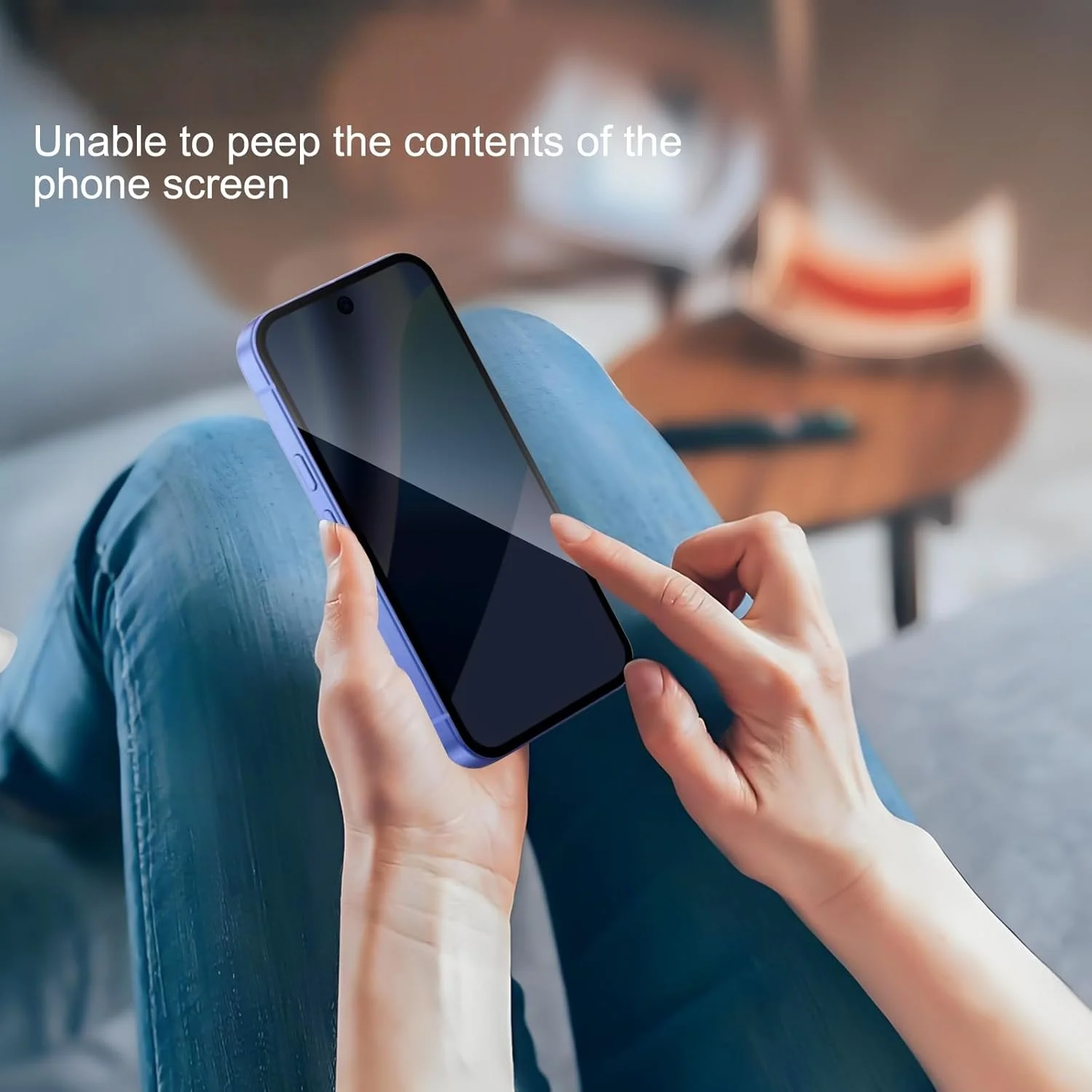 Enhanced Privacy Screen Protector Set - [Anti-Spy Tempered Glass] Durable, Anti-Scratch, Bubble-Free (2-Pack)
