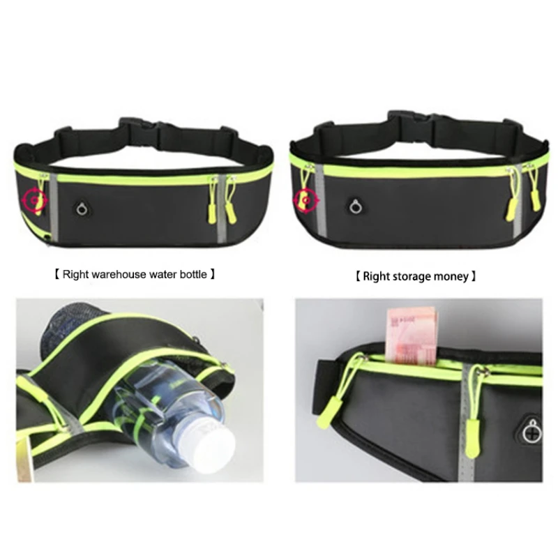 Marsupio da corsa professionale marsupio sportivo custodia per cellulare custodia per cellulare uomo donna borsa nascosta borsa sportiva da palestra marsupio da corsa