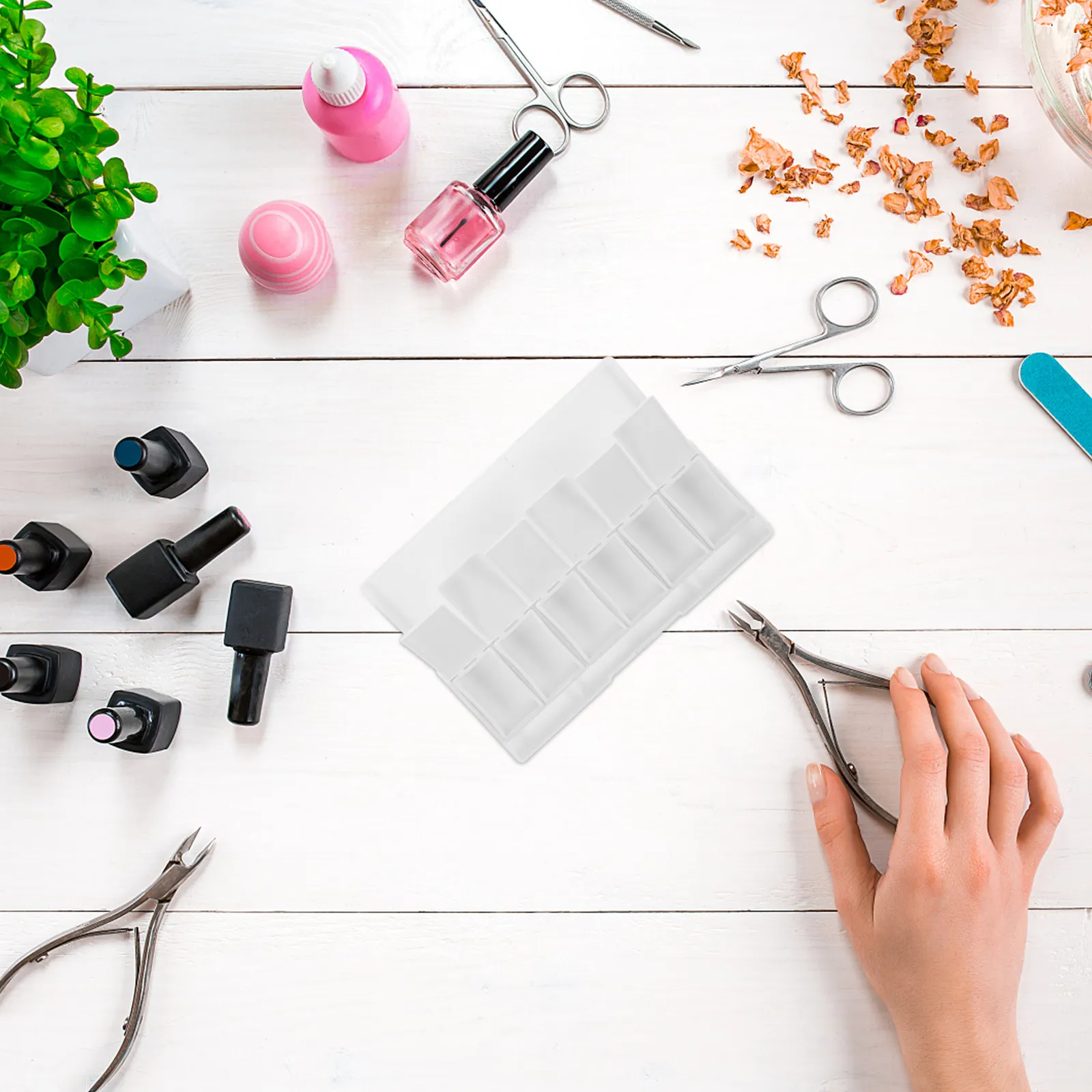 6칸짜리 빈 아이섀도우 박스, 리필 가능한 메이크업 팔레트, 휴대용 분리형 여행..