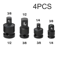 4pcs 1/4 3/8 1/2 Drive Socket Adapter Converter Reducer Drive Air Impact  Socket Wrench Adapter Repair Hand Tool Ratchet Wrench 1