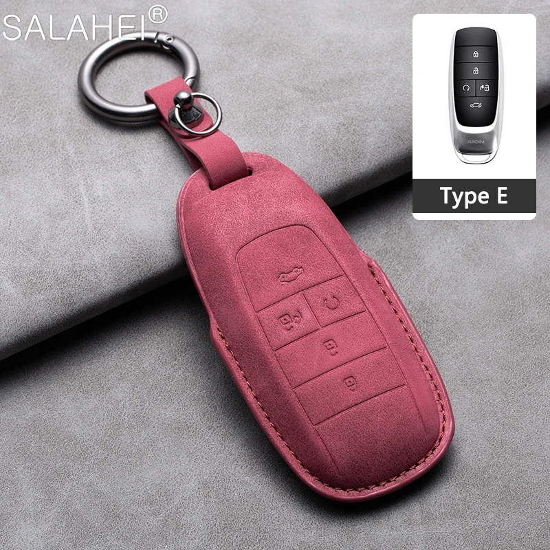 

Sheepskin Car Remote Key Case Cover Shell Protector Keyless For GAC New Energy Trumpchi Aion S V Y LX GS7 GS8 GM8 GS5 GA6 GM6