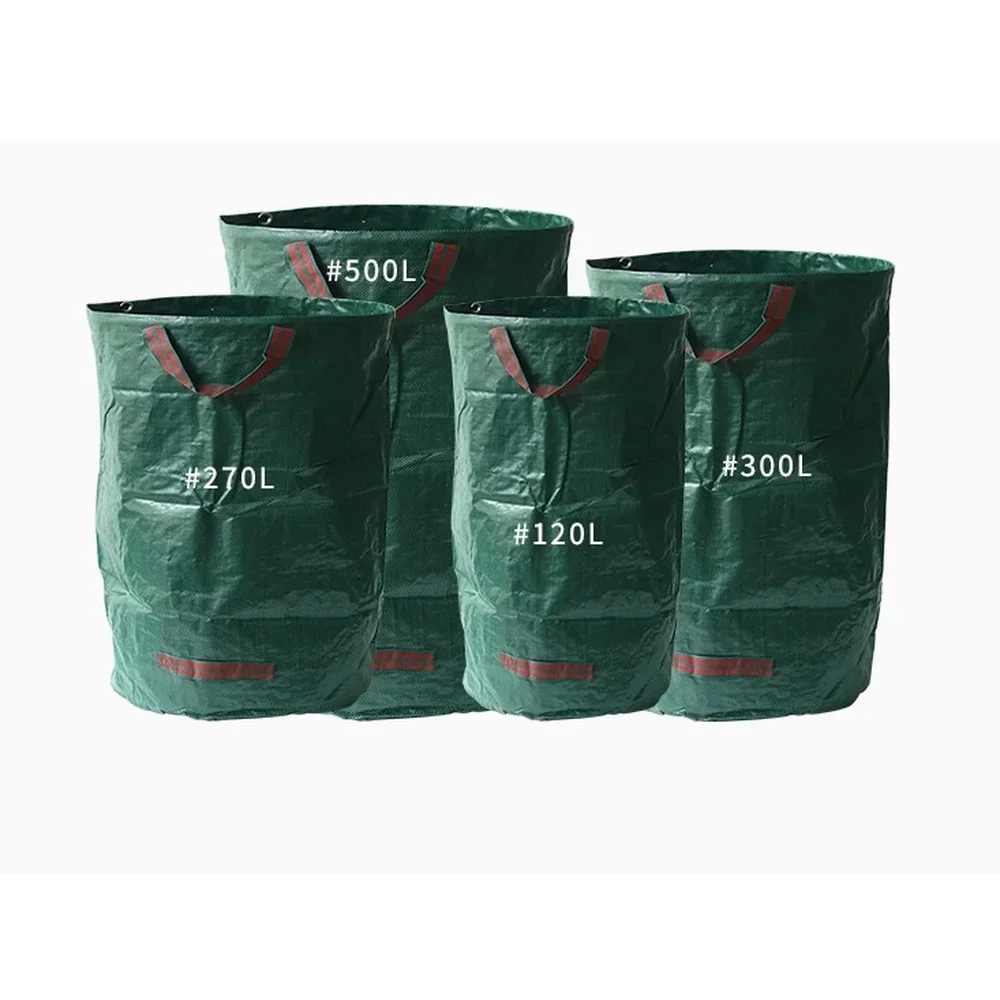 Large Capacity Garden Bag Reusable Leaf Sack Light Trash Can Foldable Garden Garbage Waste Collection Container Storage Bag garden waste bag