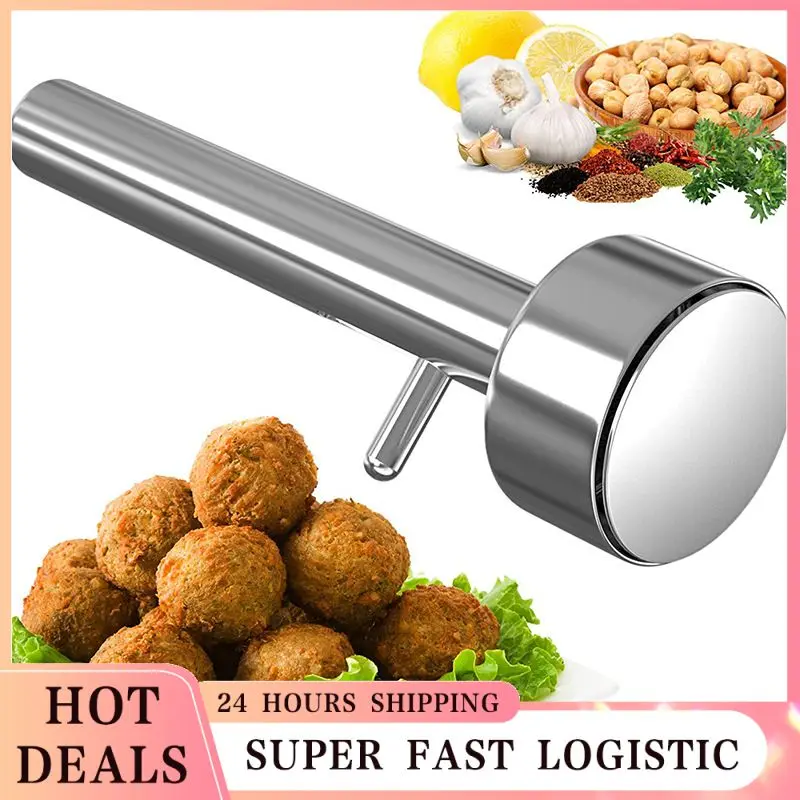 Macchina Per Polpette In Acciaio Inossidabile Falafel Maker Multifunzione Antiaderente Meatball Kitchen Bar Tool Pal Meat Pressing Gadgets