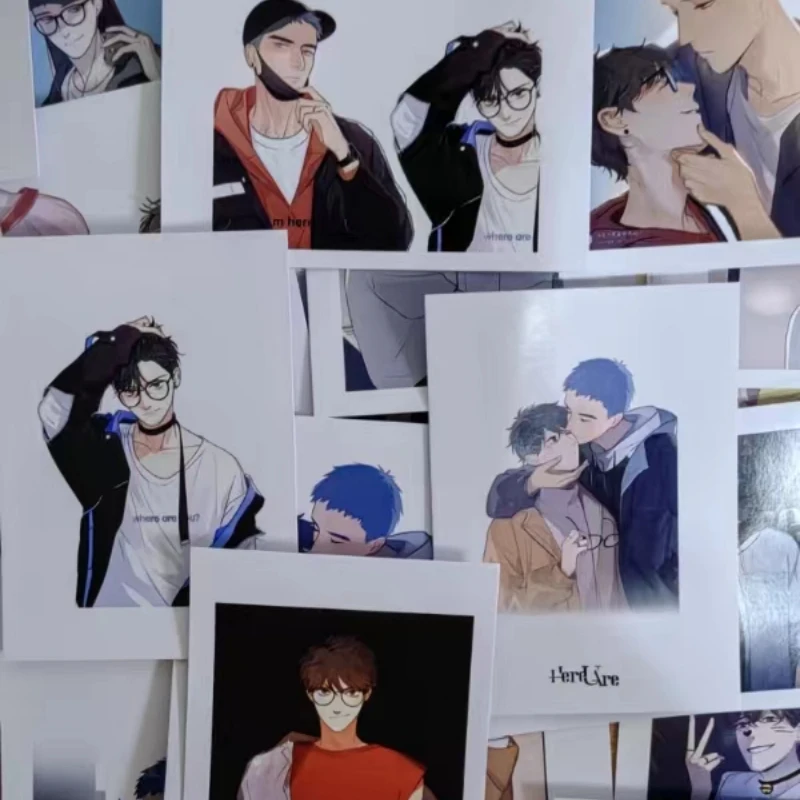 30 pcs/set New Here U Are lomo card Li Huan, Yu Yang Cartoon Characters HD photocards for Fans Collection Decorative Gift