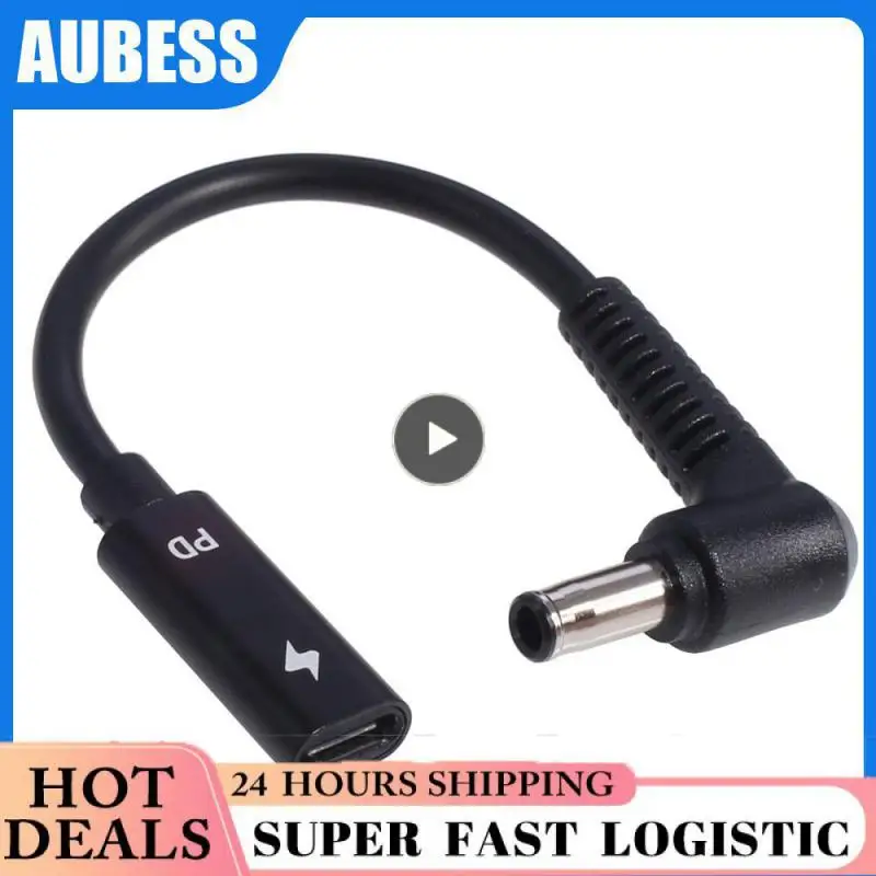 USB C 암-DC 커넥터 하이 퀄리티, 다목적 고속 충전, 편리한 효율적인 USB C 암-DC 커넥터 어댑터