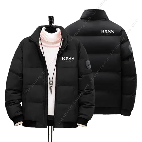 Mens Winter Jackets 2026 New Thick Warm Parkas Puffer Jacket Bomber Jacket Down Coats Fashion Designer Clothes Men Down Jackets - Image 9