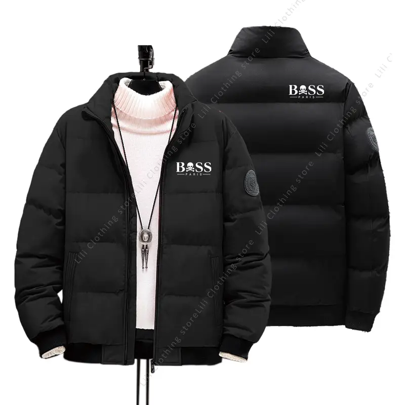 Mens Winter Jackets 2026 New Thick Warm Parkas Puffer Jacket Bomber Jacket Down Coats Fashion Designer Clothes Men Down Jackets - Image 9