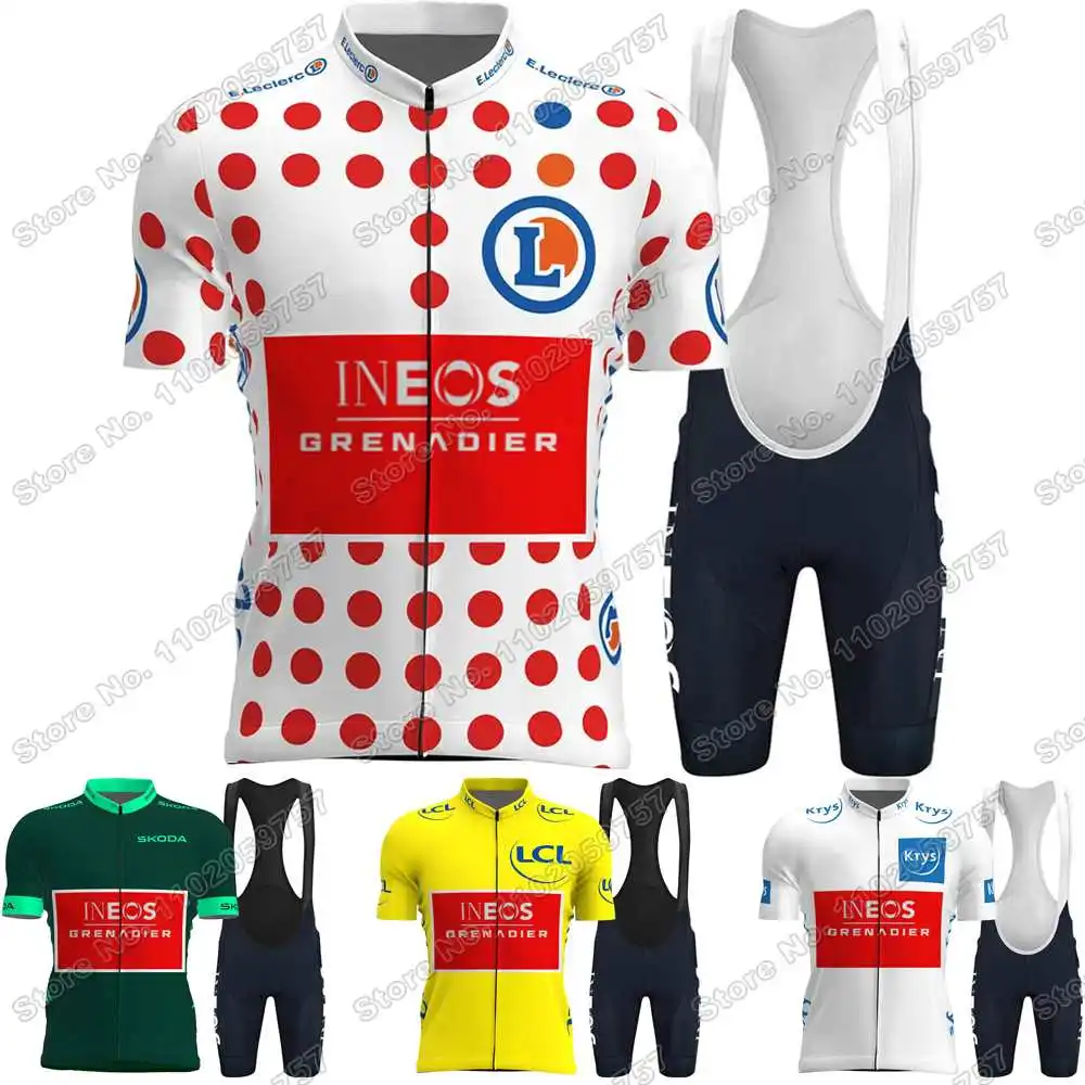 2023 INEOS Grenadier Cycling Jersey Set France TDF Cycling Clothing
