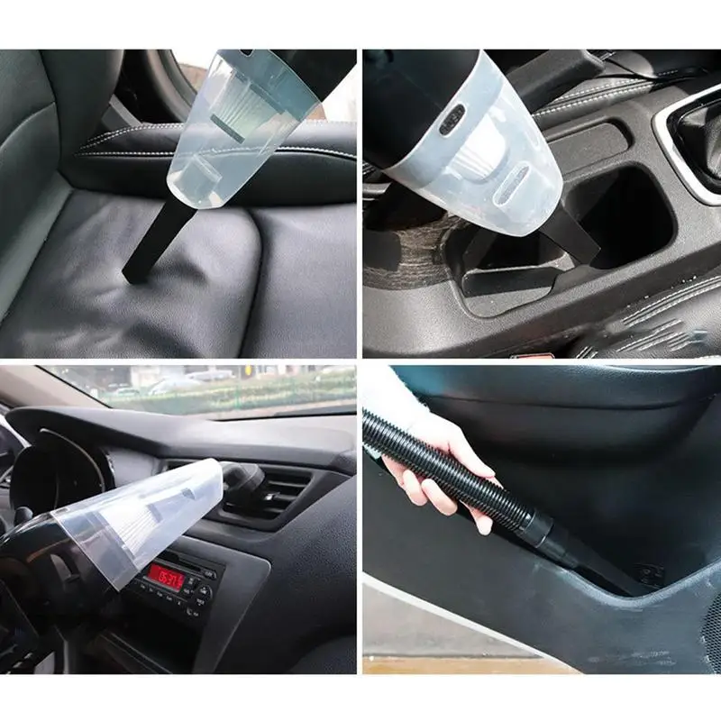 4000Pa Mini Cleaner, Car Products, Automotive Accessories, High Power Handheld Vacuum Cleaner, Power by Cigarette Lighter