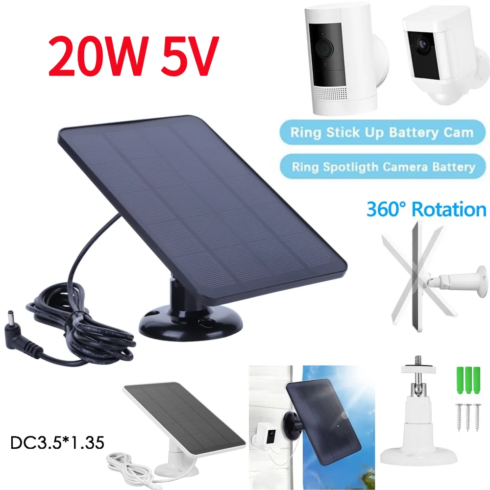 รูปสินค้า แผงโซลาร์เซลล์ 20W ชาร์จกล้องได้ทุกที่