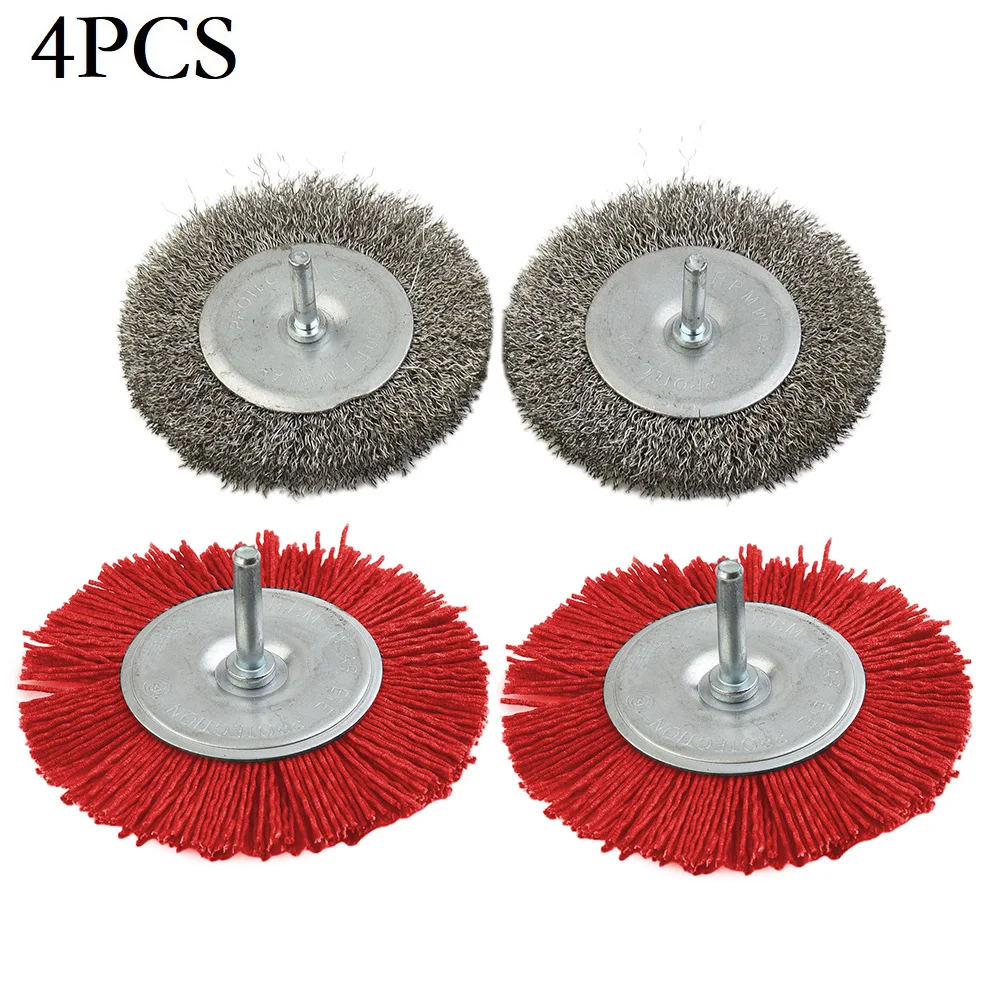 

4 шт., Электрическая круглая щетка для удаления сорняков и Моха, 110 мм