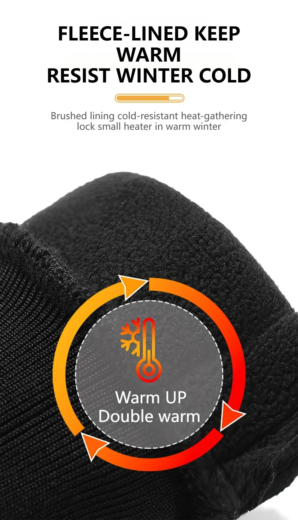 Kinder Winterhandschuhe Jungen Mädchen Touchscreen Anti-Rutsch Weiche Warme Handschuhe Radfahren Laufen Sport Outdoor Thermofleece – Detail 5