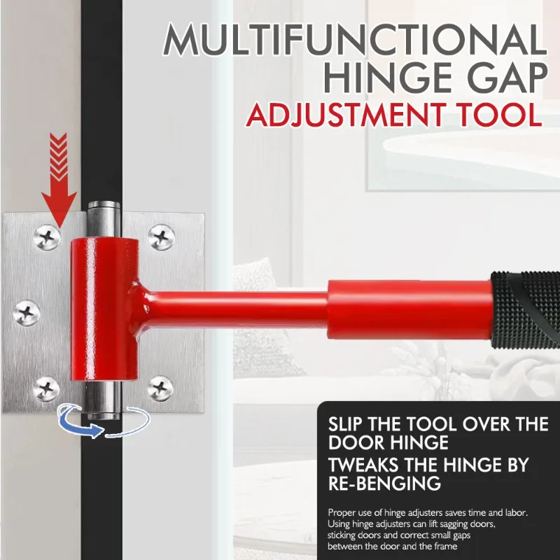 4-in-1 Hinge Gap Adjustment Tool - Heavy-Duty Household Wrench, Multi-Functional Hardware Tool  Practical Repair Accessory
