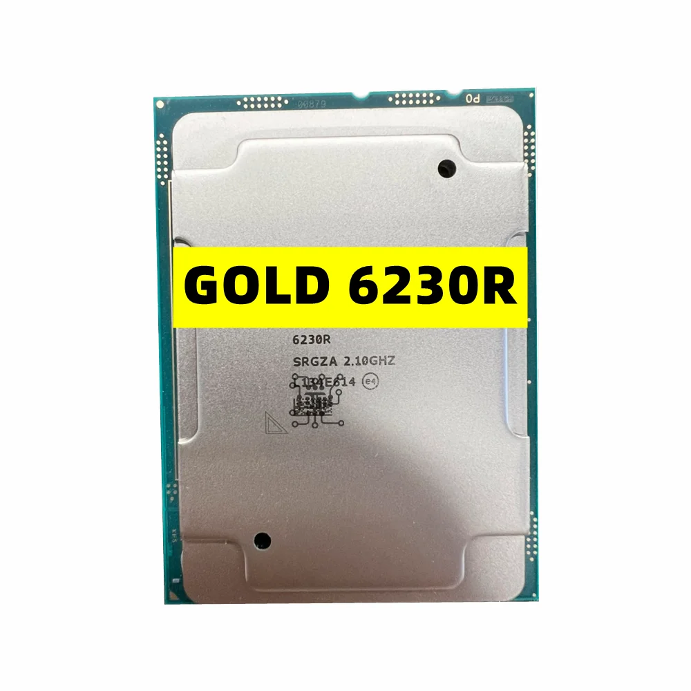 

Центральный процессор Xeon GOLD 6230R SRGZA 2,10 ГГц 35,75, 26-ядерный, 52-поточный, 150 Вт, LGA3647, процессор GOLD6230R