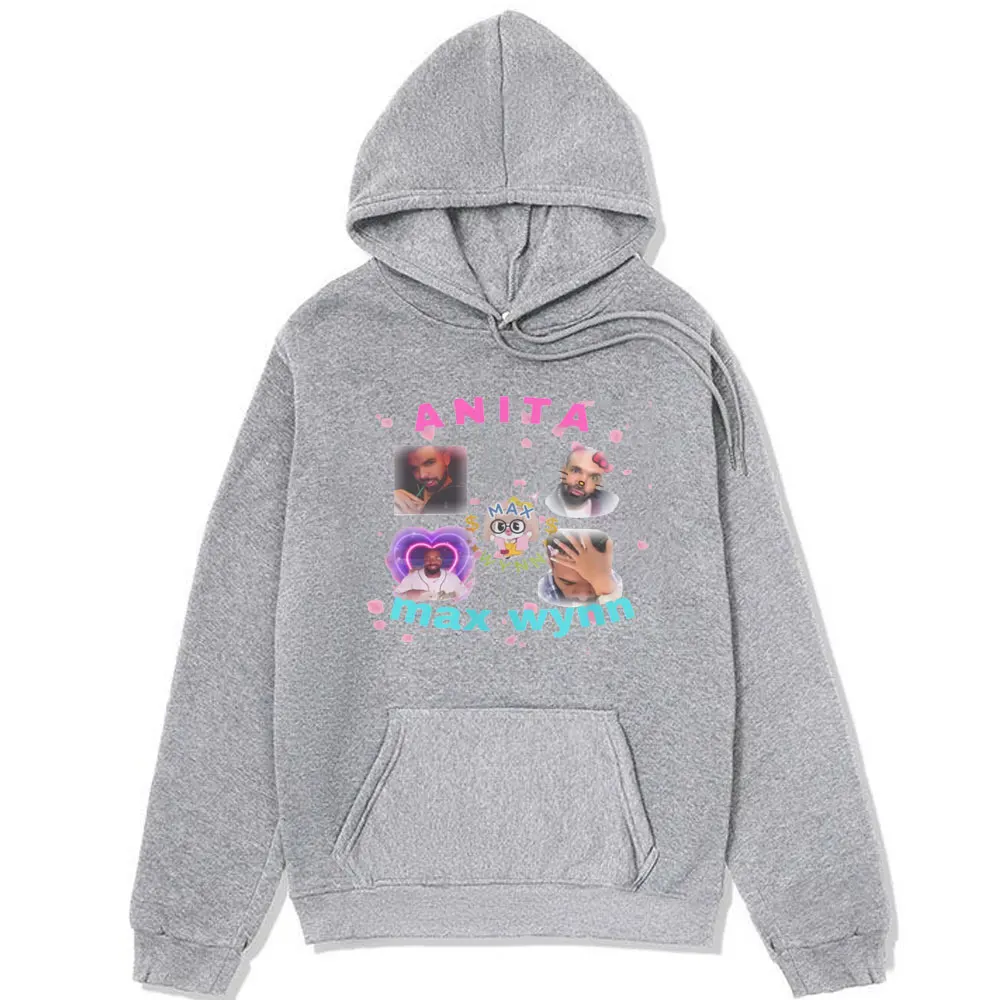 Anita Max Wynn Drake Graphic Printed Hoodie Male Winter Fashion Long Sleeve Sweatshirt Hip Hop Aesthetic Pullover Men Women Tops