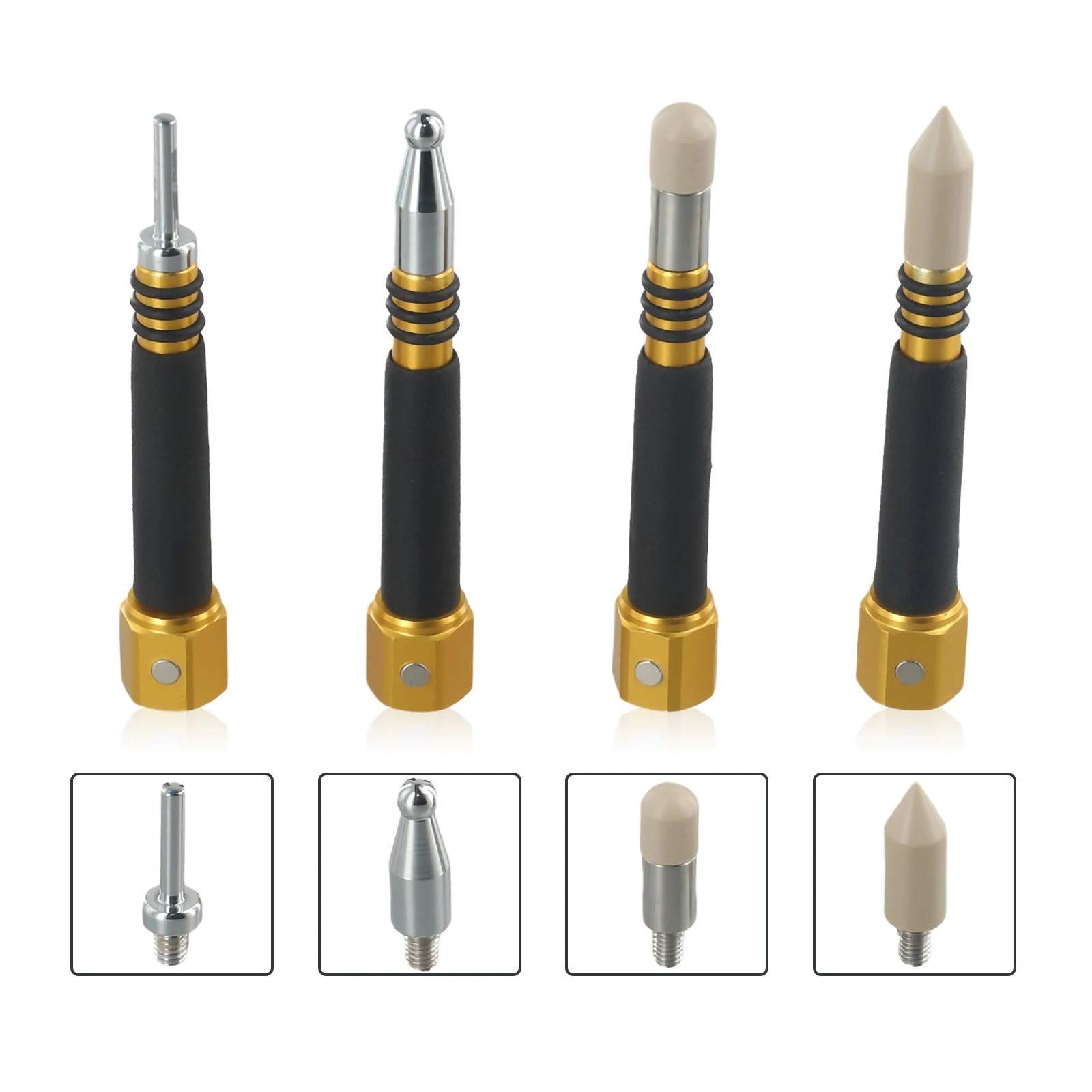 

4PCs Car Repair Tool Anti-slip Car Body Dent Removable Pen Shape Traceless Repair Tool Automobile Body Dent Removal Parts