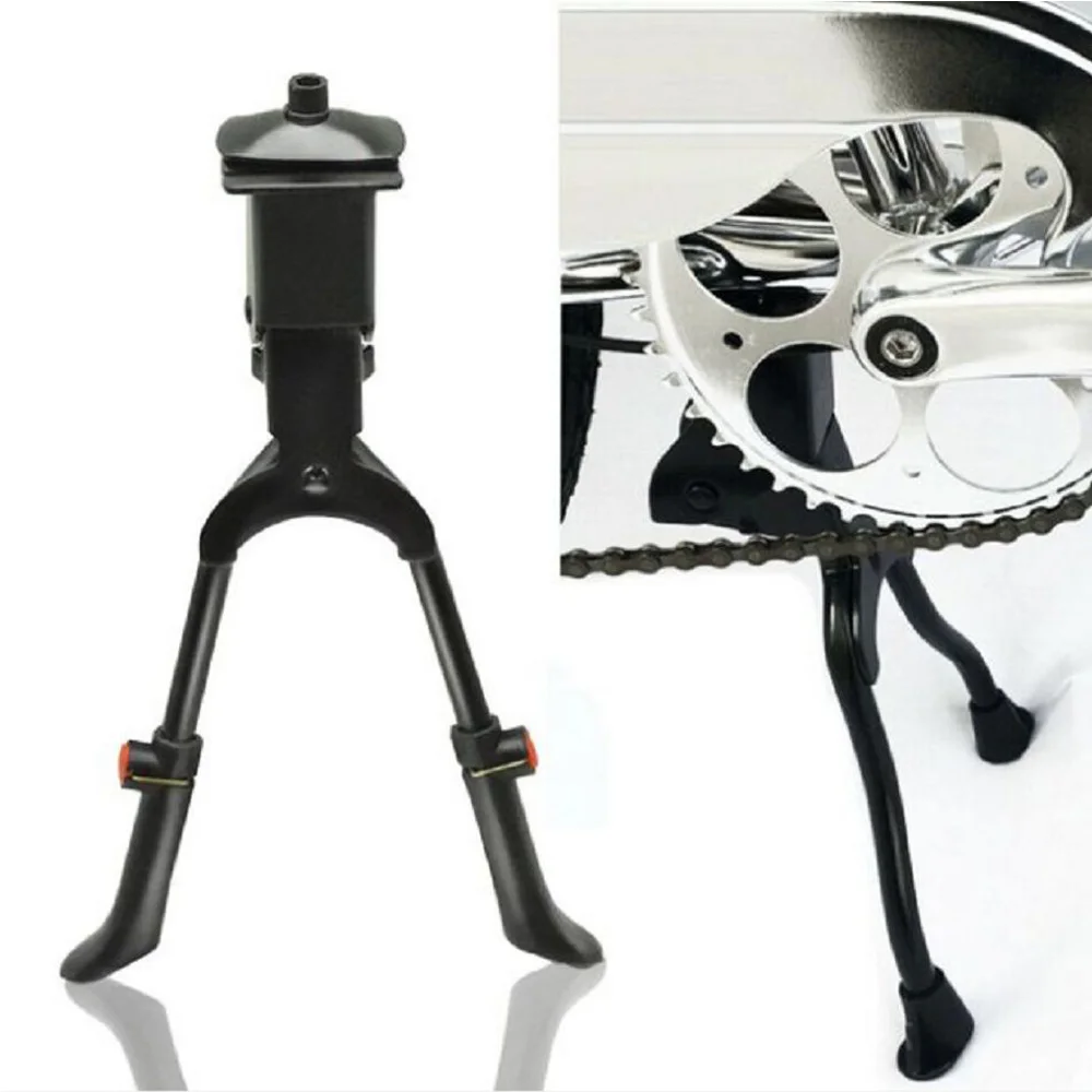 

Bike Parking Stand Bicycle Stand Bike Center Mount Foldable Heavy Duty Adjustable MTB Bike Kickstand Foot Support Dual Leg