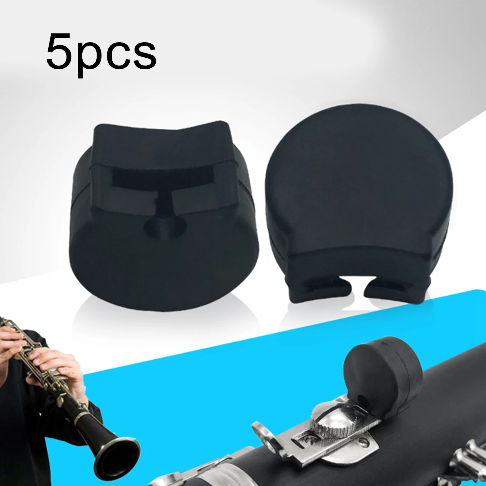 5 Pieces Oboe Clarinet Thumb Finger Rest Thumb Protectors for Accessory Finger Protector Comfortable Clarinet Parts
