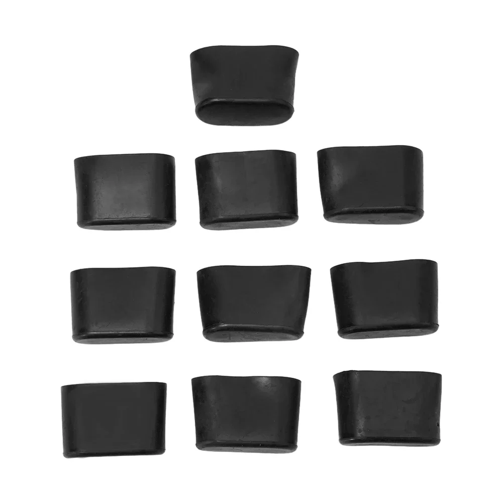 Oval Covers Chair Leg Cap 10Pcs Patio Rubber Floor Protectors For Outdoor Furniture Garden Office 2022 Durable