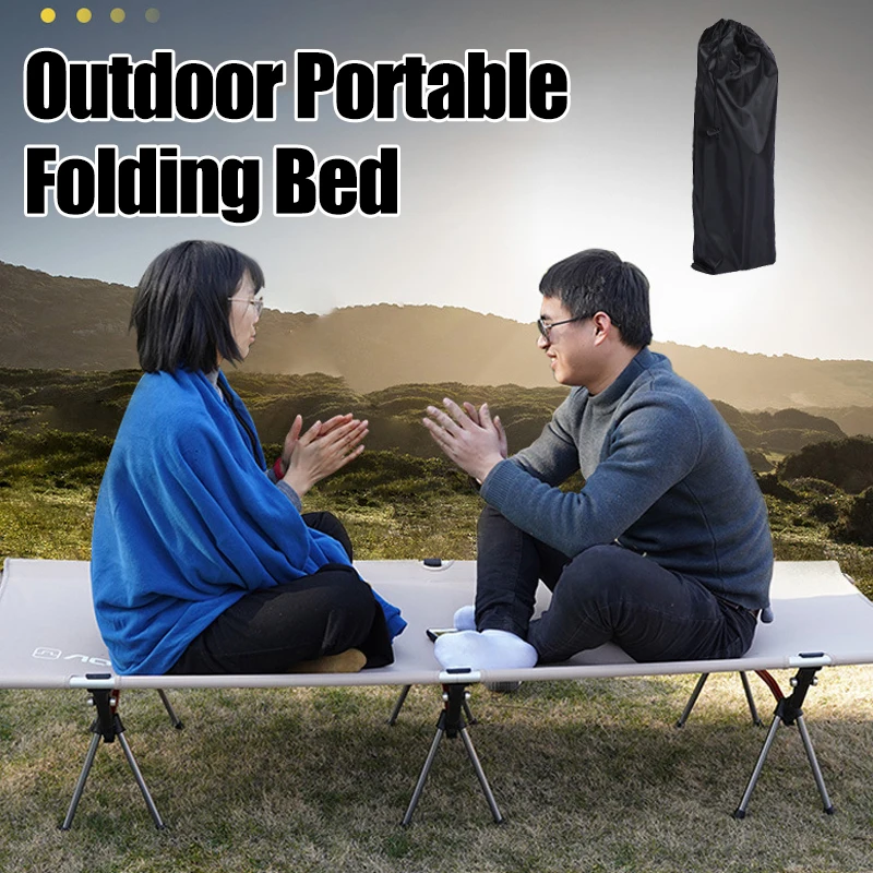 

Folding Camping Bed Tent Camping Cot Portable Outdoor Recliner Chair Outdoor Camp Cot Ultralight Tourist Bed For Hiking