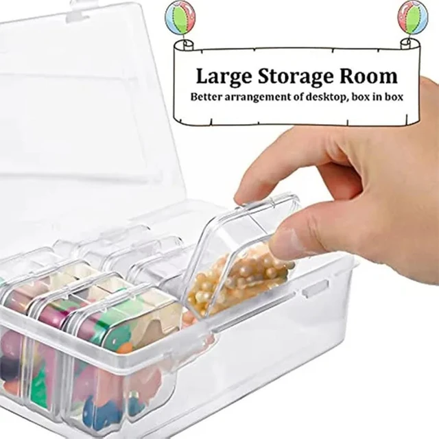 Portable Seed Bead Organizer Storage Container Craft Organizers And Storage Bead  Storage Organizer Box For DIY Jewelry Tackles - AliExpress