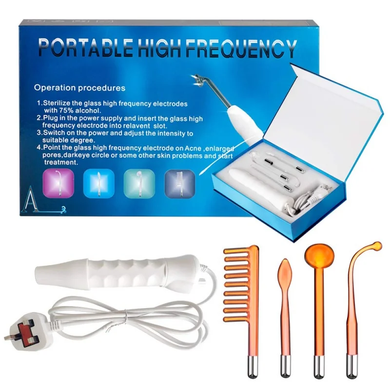 

Therapy Wand Machine Portable High Frequency Facial Machine Handheld Electric Face Skin Beauty Tools