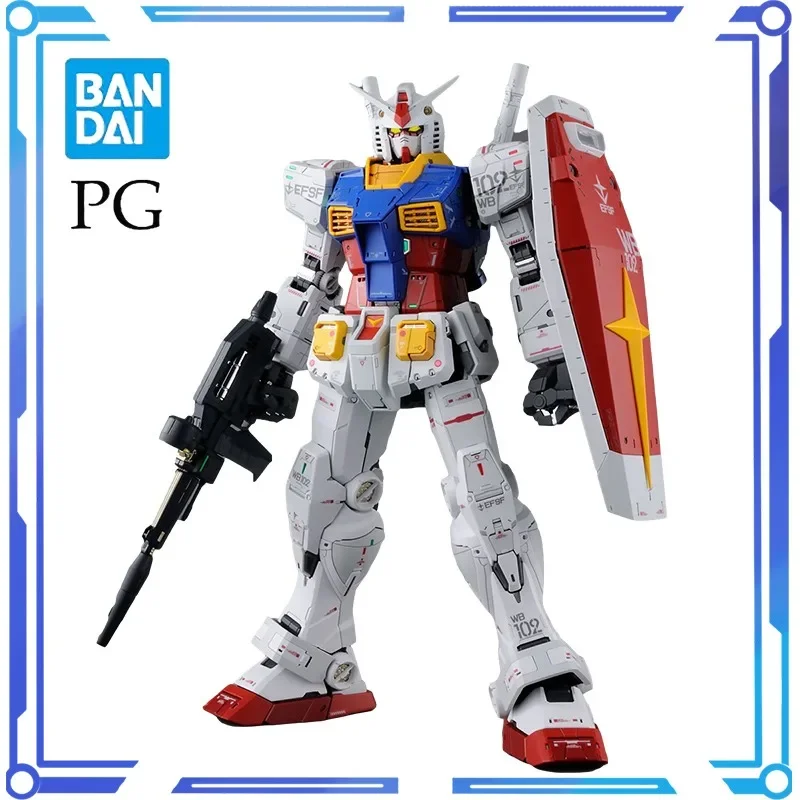 

Оригинальный PGU 1/60 PG 2,0 от Bandai, разблокированный мобильный костюм для предков, высокоточная каркасная модель, фигурки-игрушки