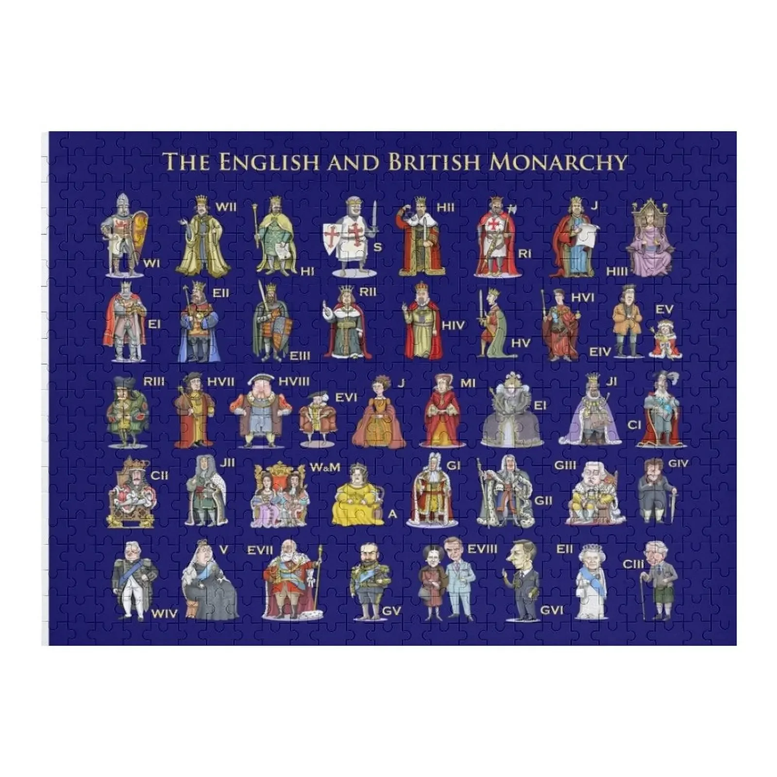 British and English Monarchy Placemat Jigsaw Puzzle Name Wooden Toy Wood Animals Puzzle