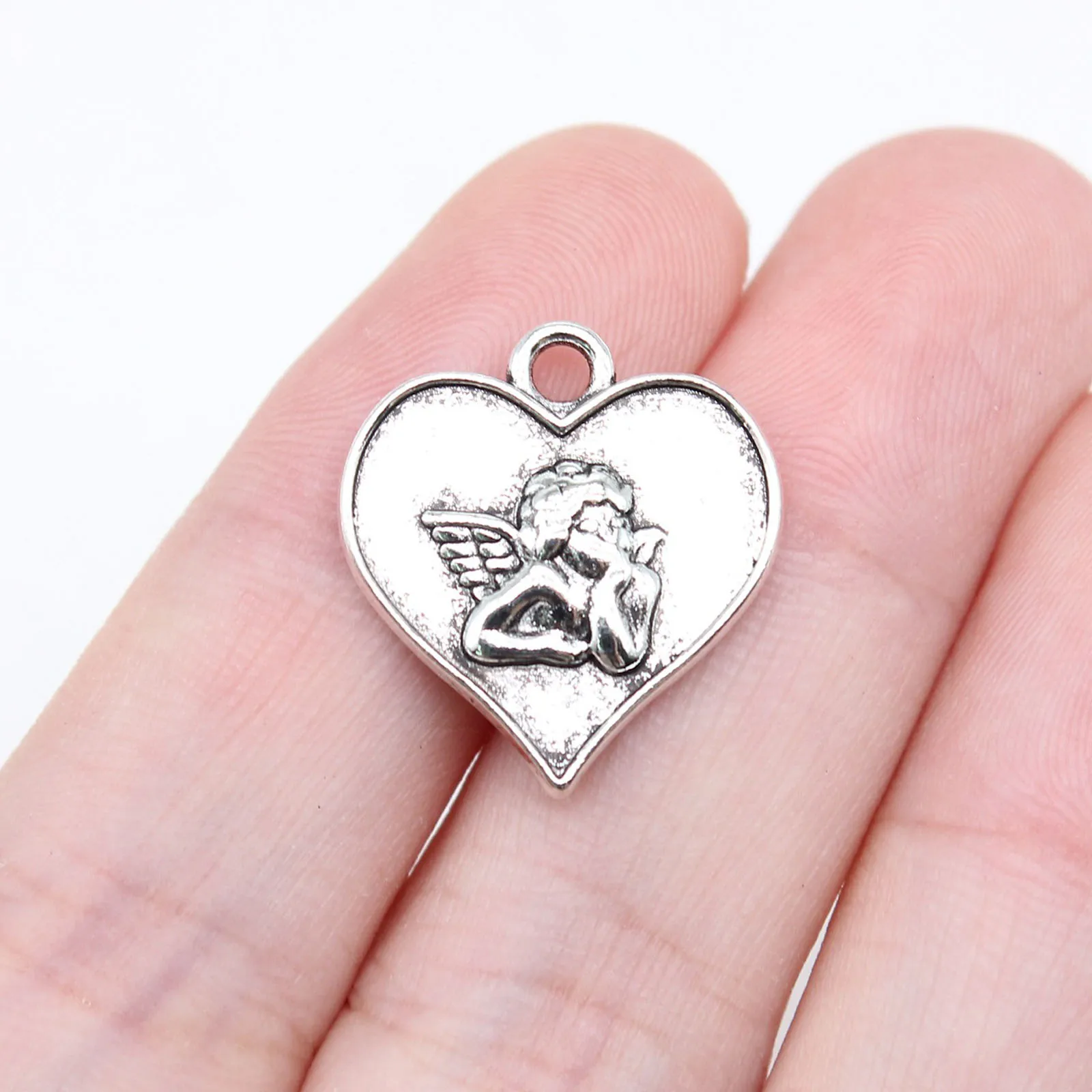 

Подвеска «Love Cupid» из металлического сплава, 20 шт., 19x17 мм