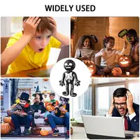 Soft Skeleton Stress Relief Squeeze Toys Safe Halloween Party Favor Ghost Models Decorations for All Kids & Adults Stress Needs - Image 3
