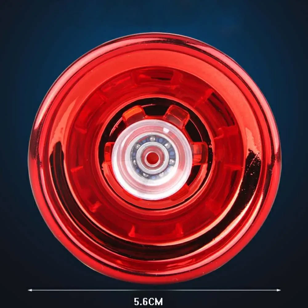 4 Colors Kids Magic Yoyo Responsive High-speed Aluminum Alloy Yo-yo CNC Lathe with Spinning String for Boys Girls Children 3