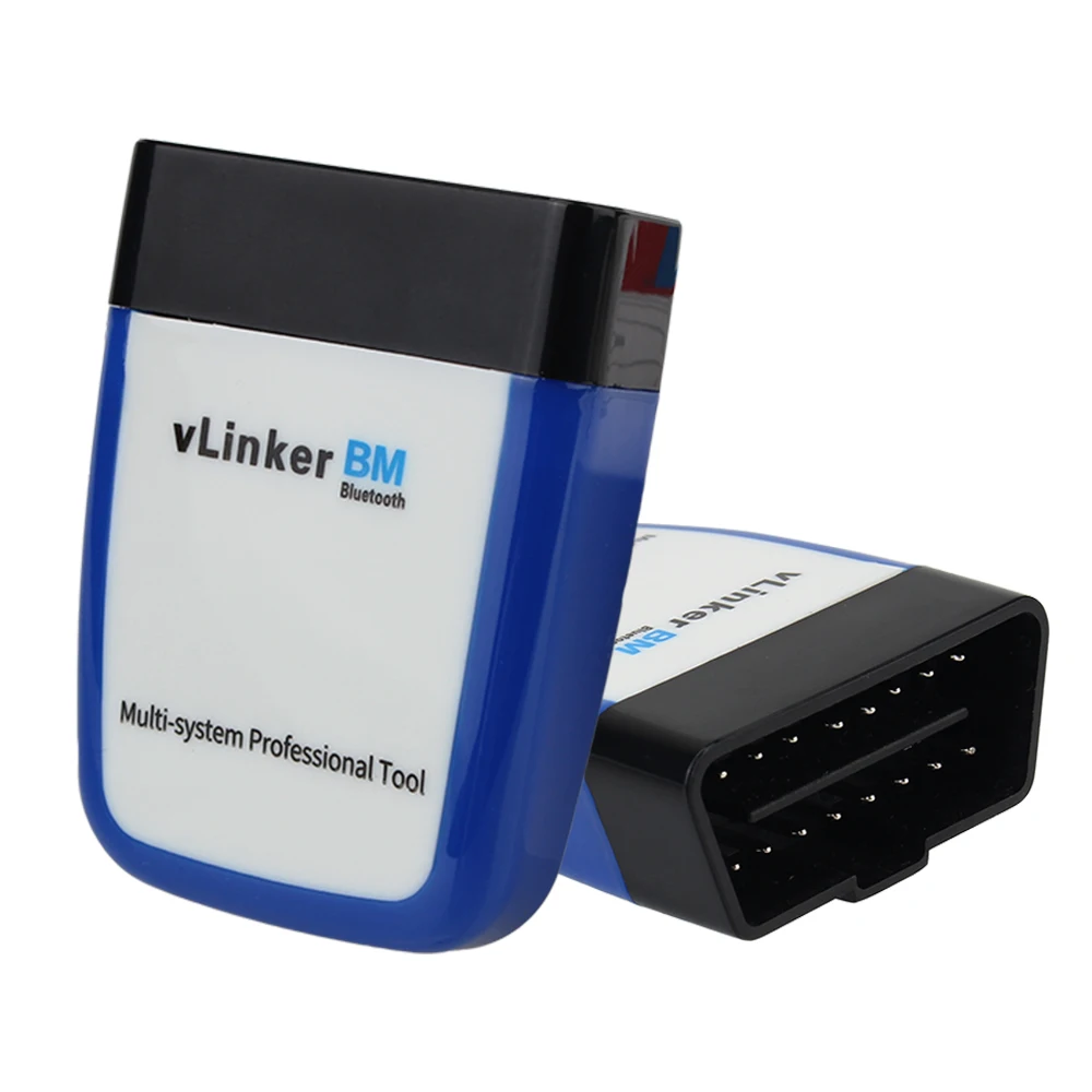 OBD2 Scanner Code Reader ELM327 VLinker BM Bluetooth 3.0 V2.2 For BMW Bimmercode Scan Car Diagnostic Tool best car battery charger