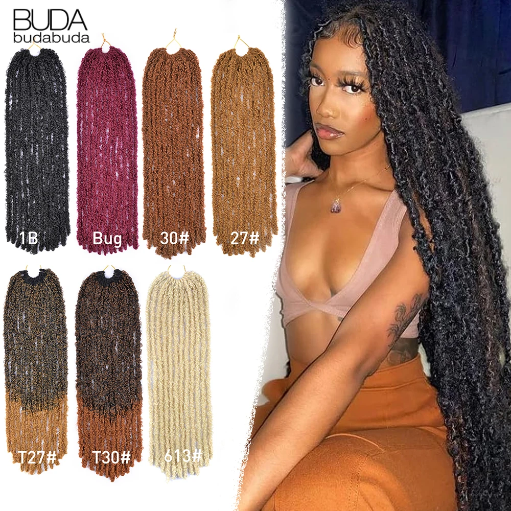 Butterfly Locs Crochet Hair Extensions Locks Braid Synthetic Hair 5