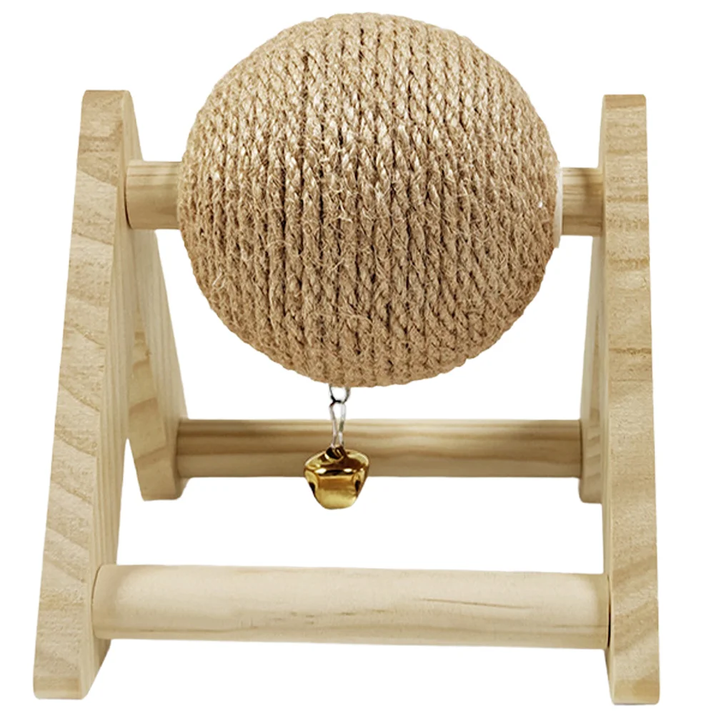 

Globe Pet Toy Cat Scratch Scratching Rabbit Scratcher Grab The Ball Grinding Claw Bunny Sisal