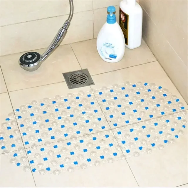 Nouveau ménage tapis antidérapant salle de bain bain bain Massage ventouse baignoire avec ventouse tapis de salle de bain tapis de salle de bain fournitures 3