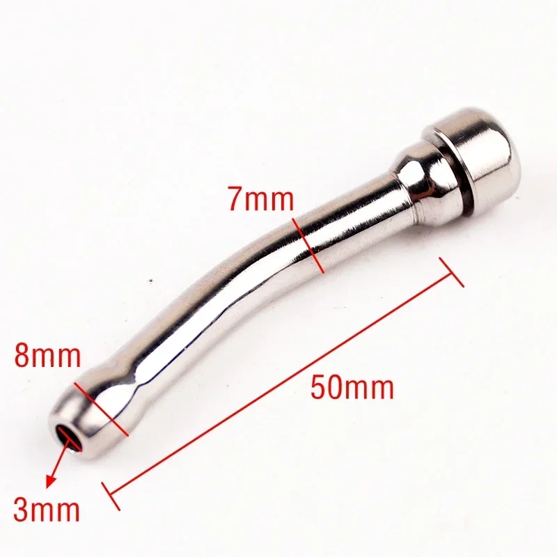 Silicone Urethral Dilator Urethral Dilator Male Chastity Device Stainless Steel Penis Urethral Adult Sex Toys Metal Cage Universal Urethral Tube