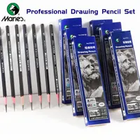 12pcs Marie's Professional Pencil Set for Draw Sketch Layering & Shading ,Art Graphite Supplies for Adults Beginners & Artists 1