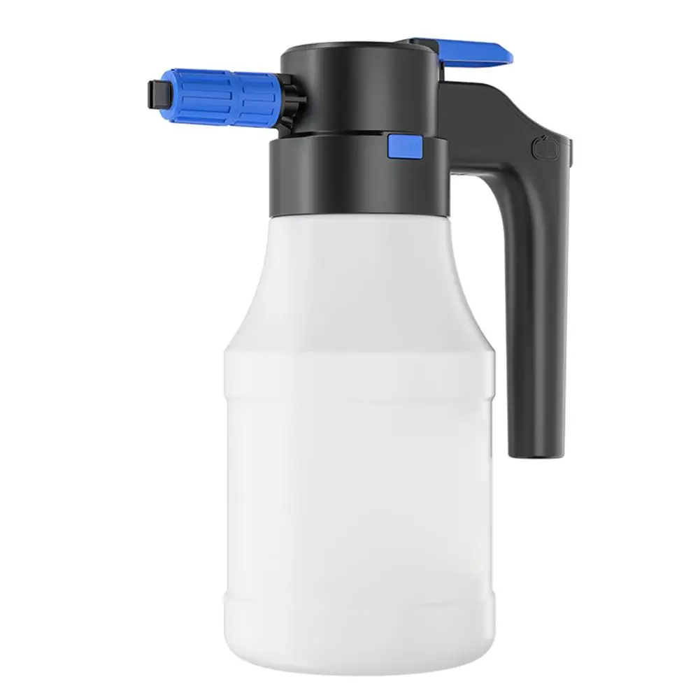 1.5L 전기 폼 분무기 가압식 비누 분무기 고압 스노우 폼 세차 스프레이 병 창문 세척기