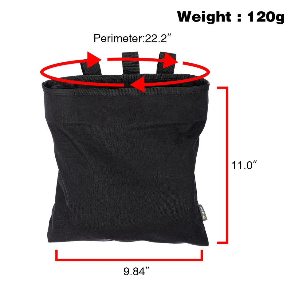 Pochette De Rangement Pliable IDOGEAR - Sac De Vidage Tactique MOLLE (Drop Pouch)