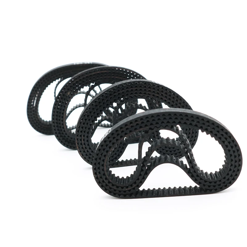 2GT 고무 폐쇄 루프 타이밍 벨트 폭 6mm 길이 184 186 190 196 202 208 214 220 226mm GT2 드라이브 벨트 컨베이어 톱니 벨트